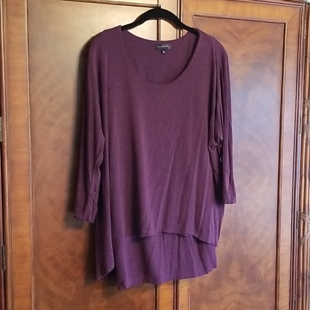 The Limited Dolman sleeve double layer knit top.